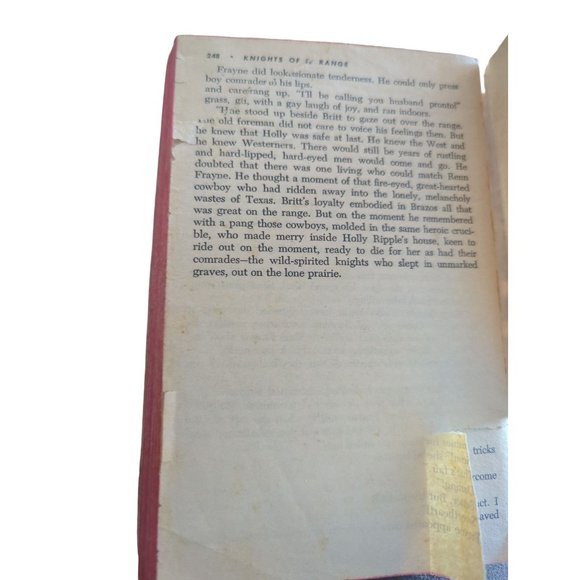 Paperback Book Knights of the Range Zane Grey Pocket Books Vintage Cowboy 1964 - Picture 4 of 4